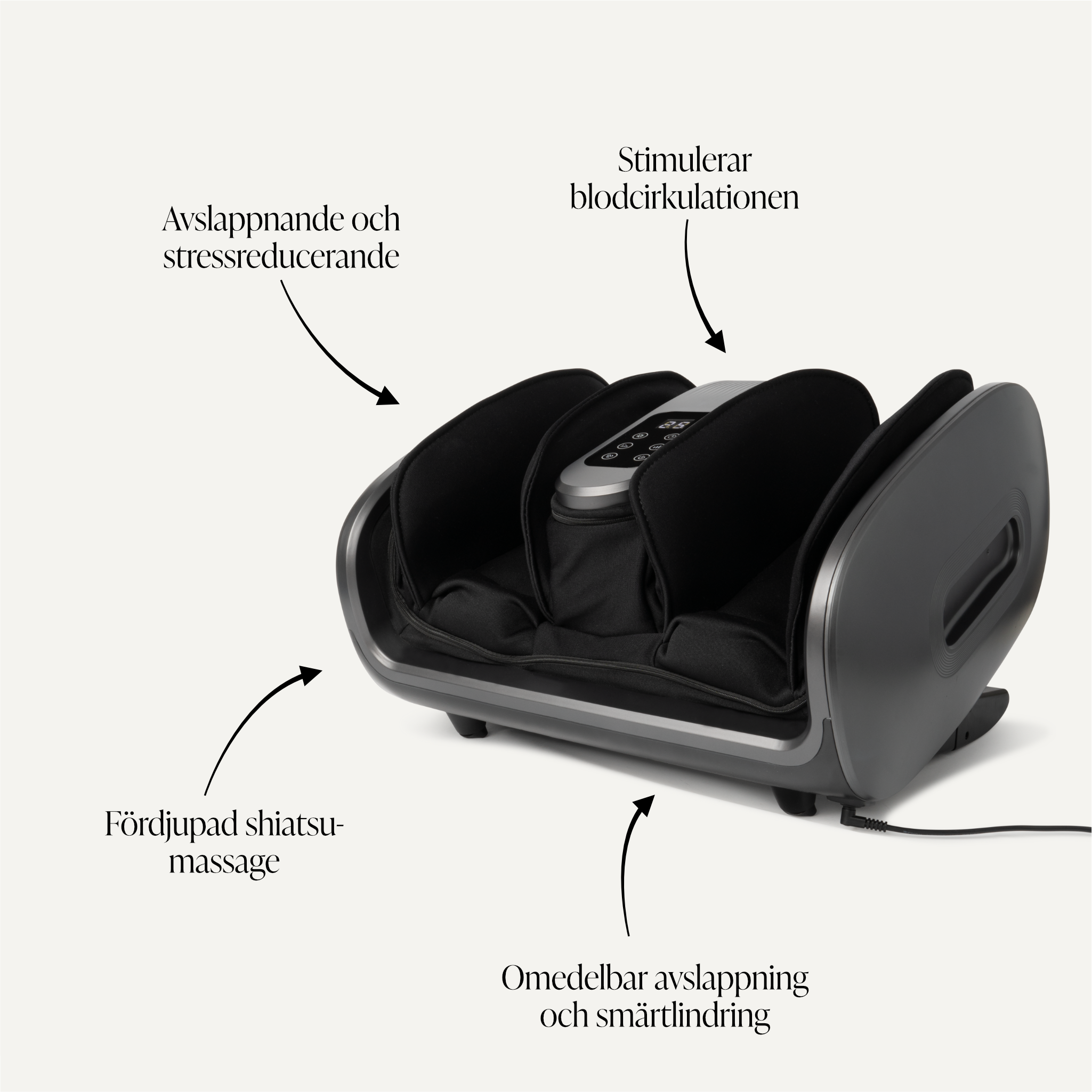 Comforth FootCare Pro 2-i-1 Vad- och fotmassage maskin