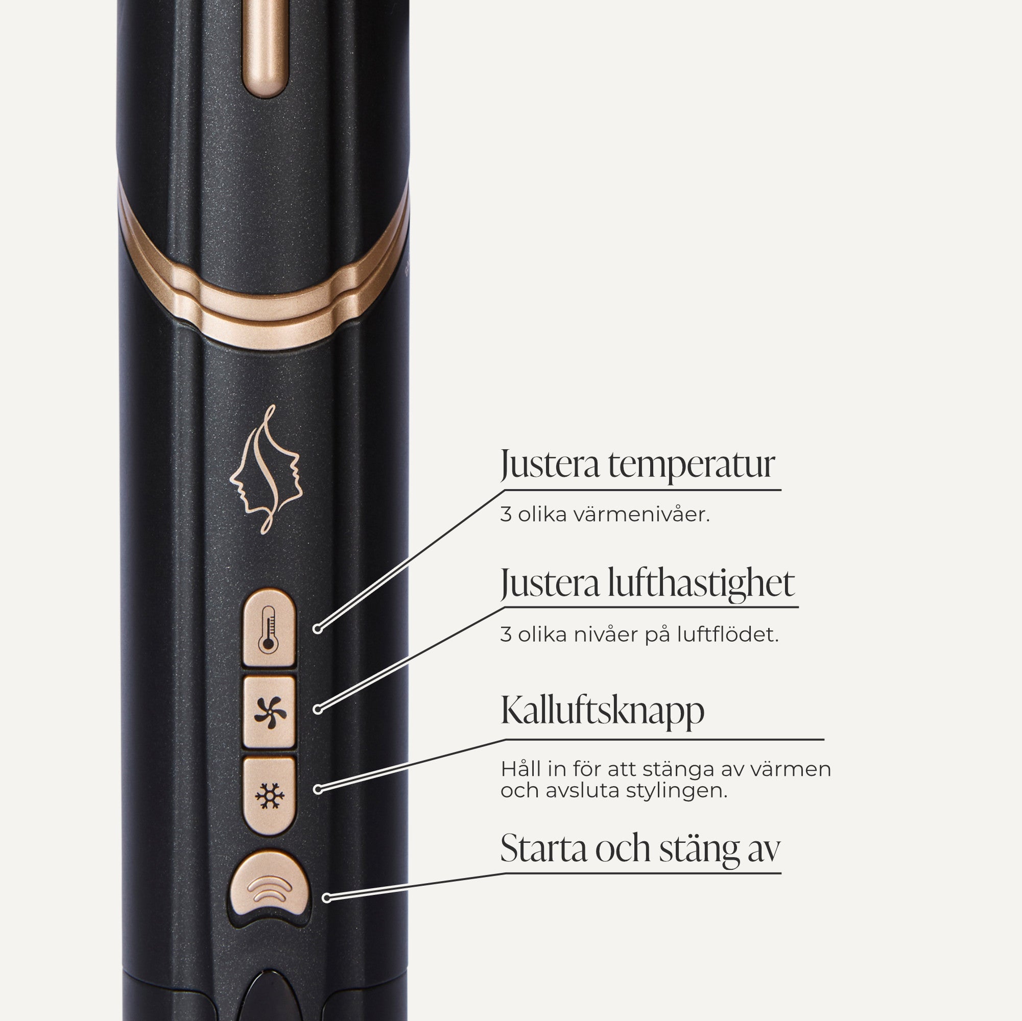 Comforth AeroStyler™ - 6-i-1-Hårtork