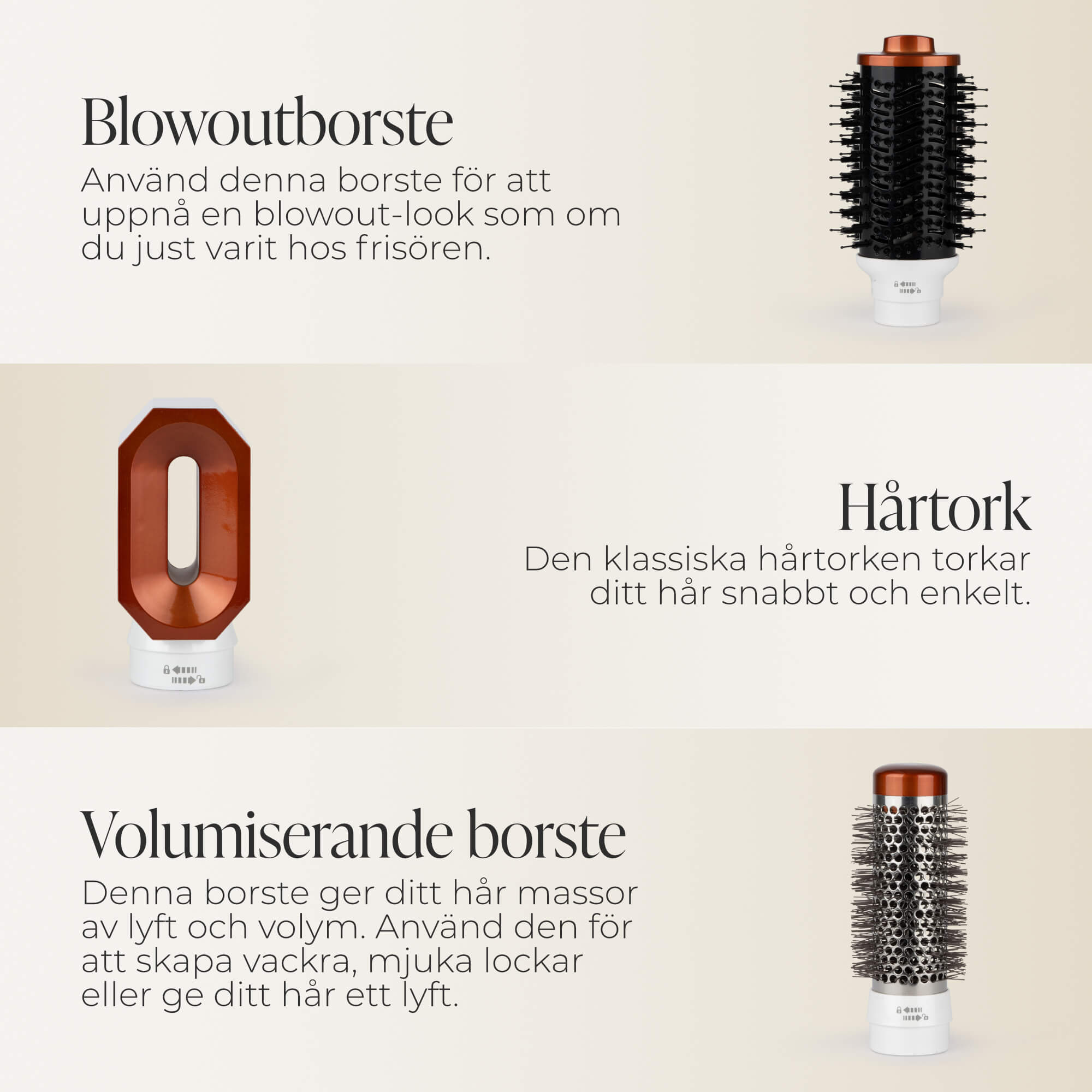Comforth AirPro™ - 6-i-1-Hårtork