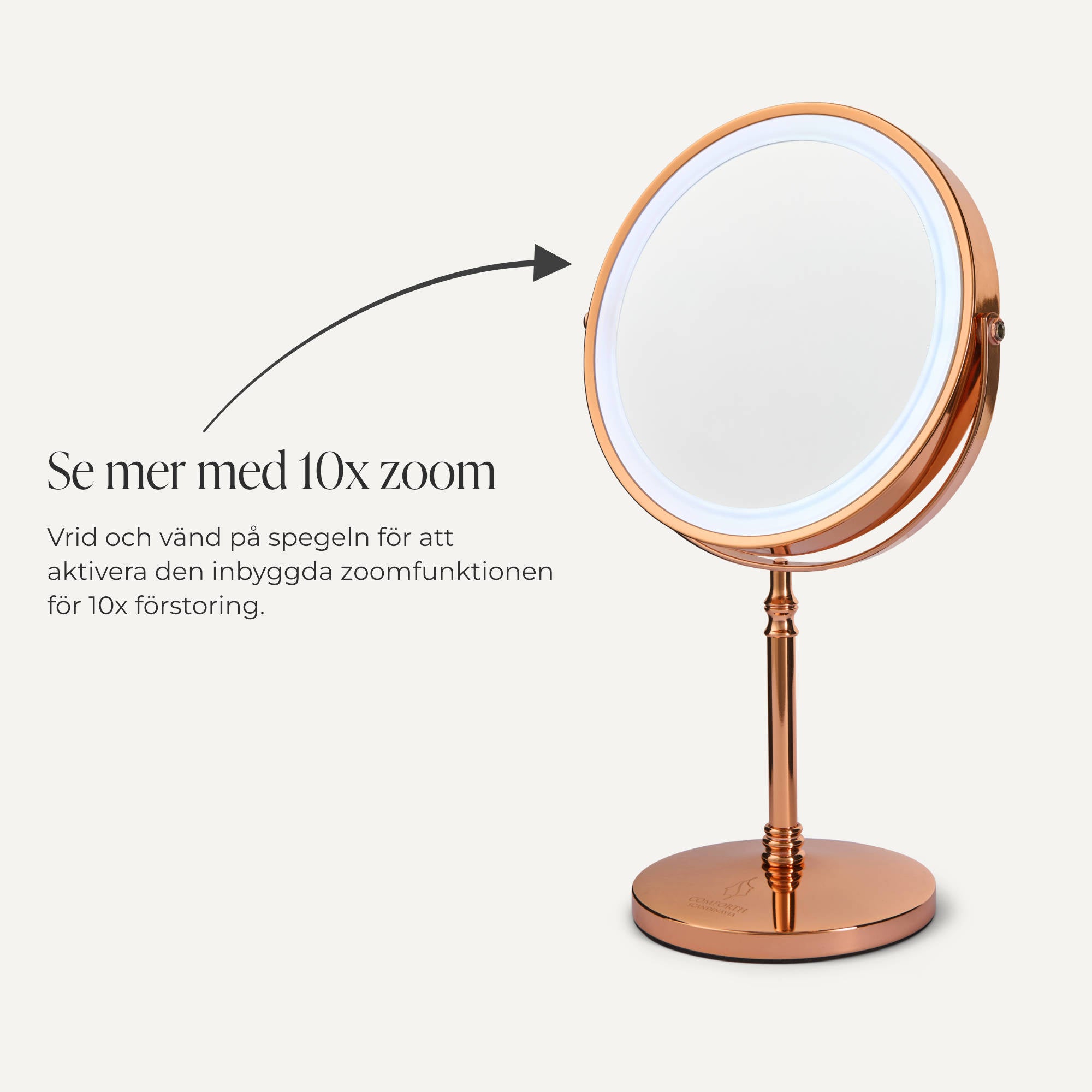 Comforth Makeup Mirror - Spegel med sminklampa