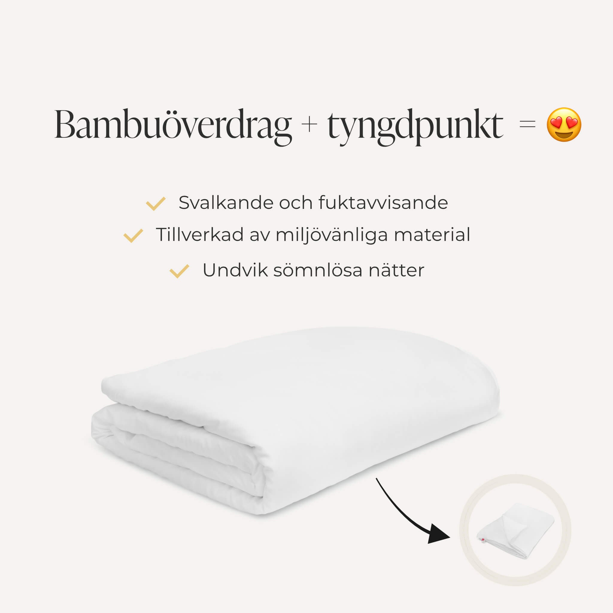 Comforth Bambuöverdrag