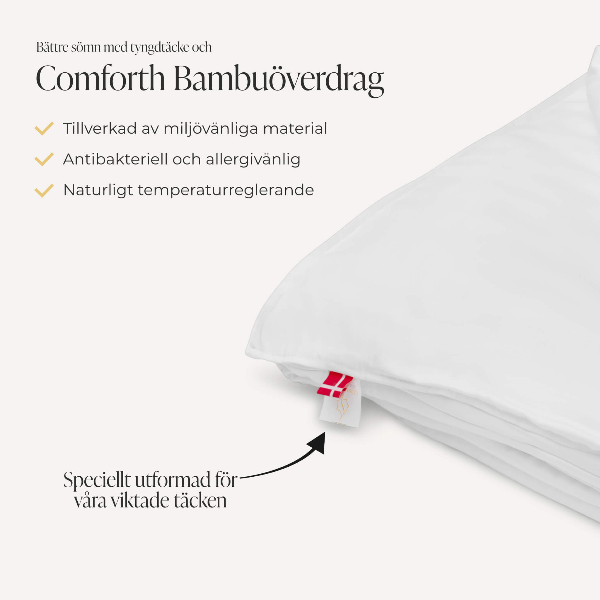 Comforth Bambuöverdrag
