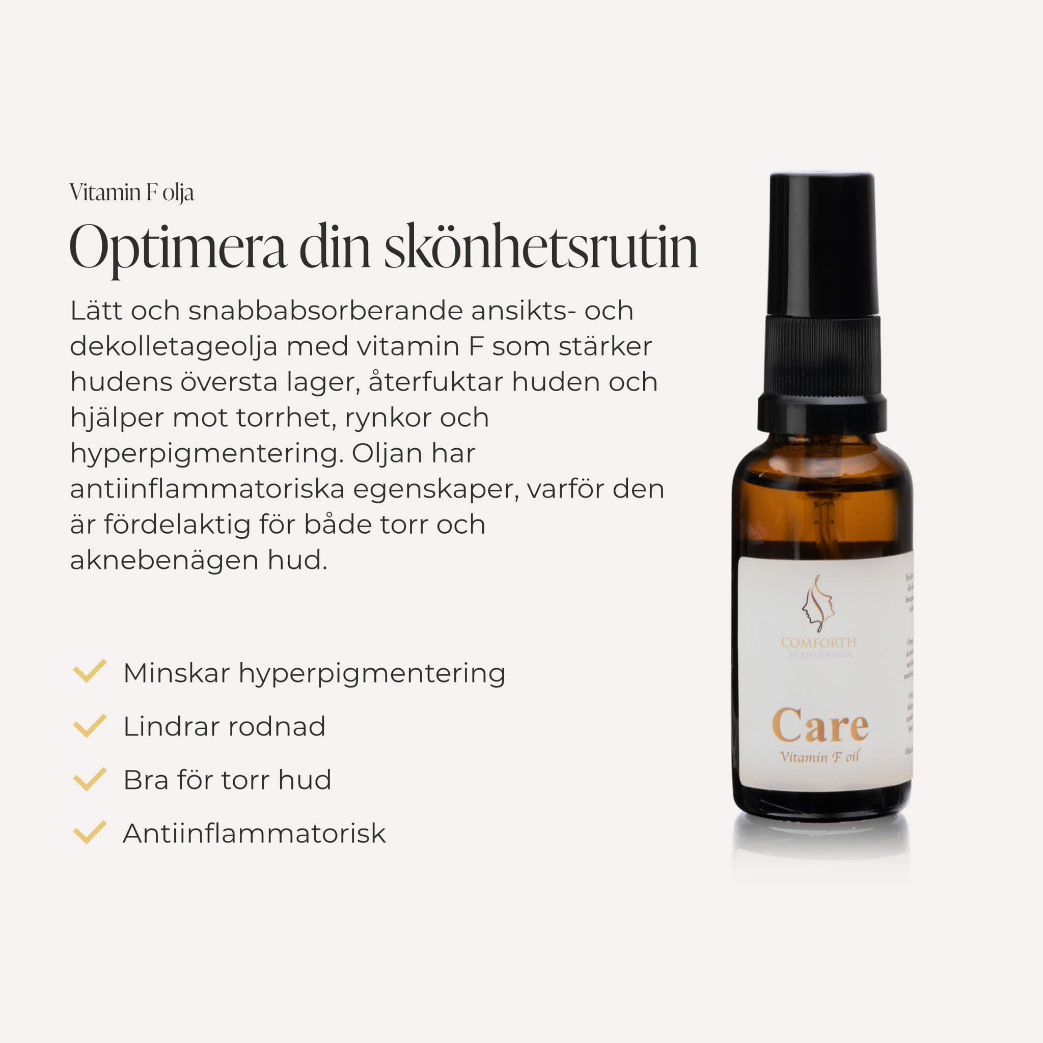 Gua Sha Set + Vitamin F-olja