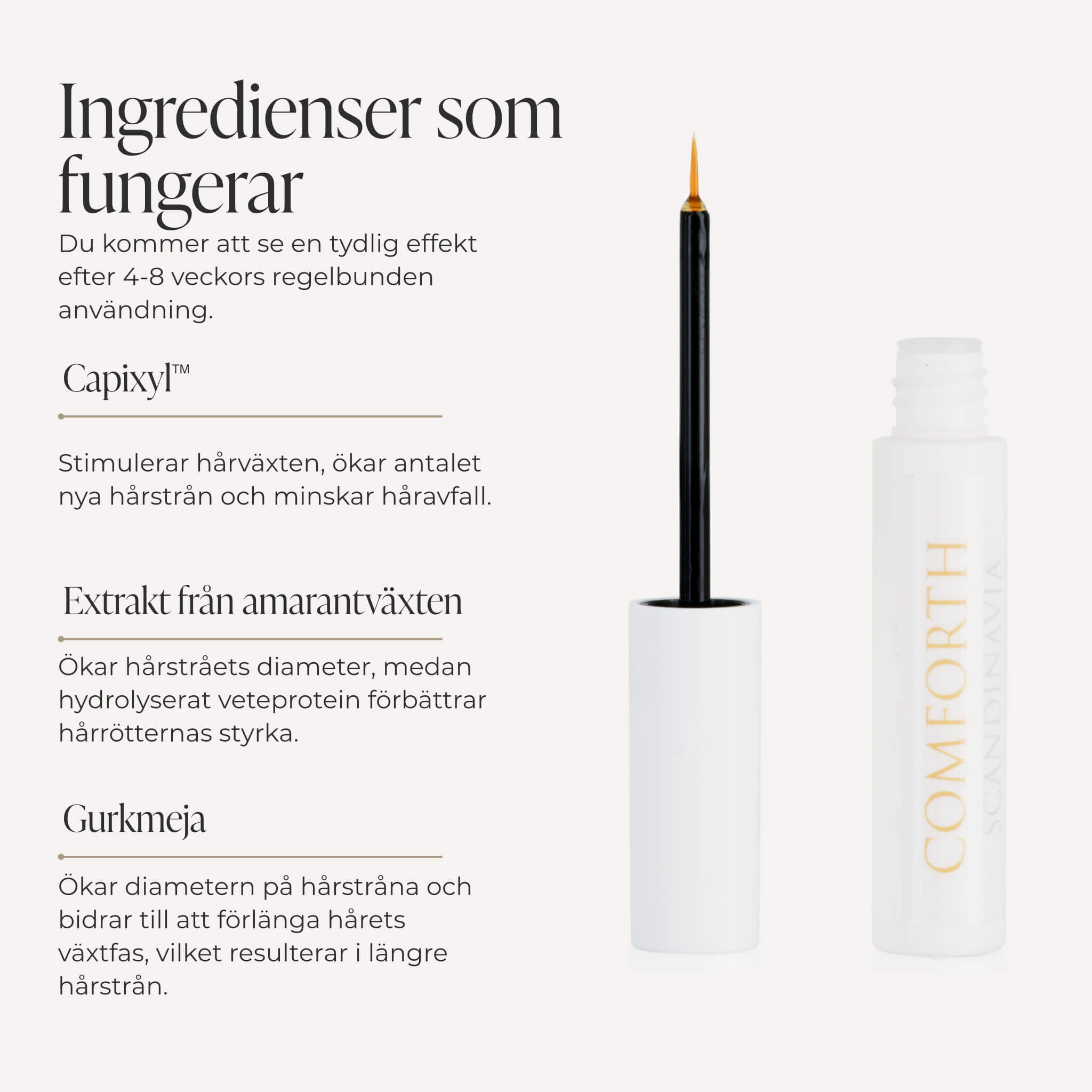 Comforth Serum för Fransar och Bryn 8 ml