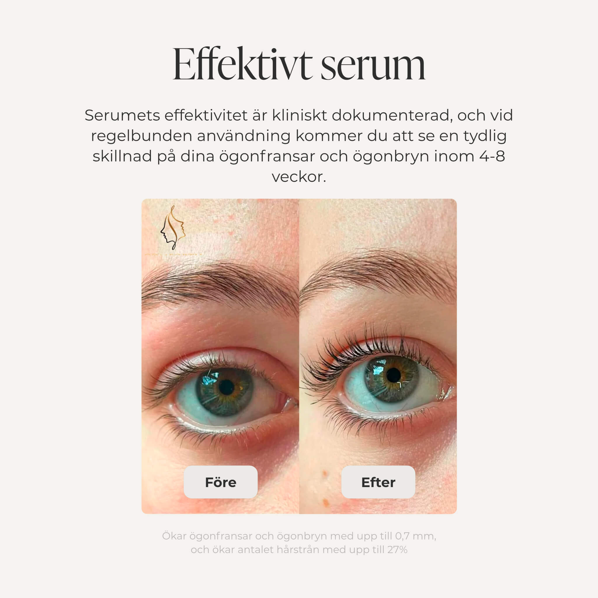 Comforth Serum för Fransar och Bryn 8 ml