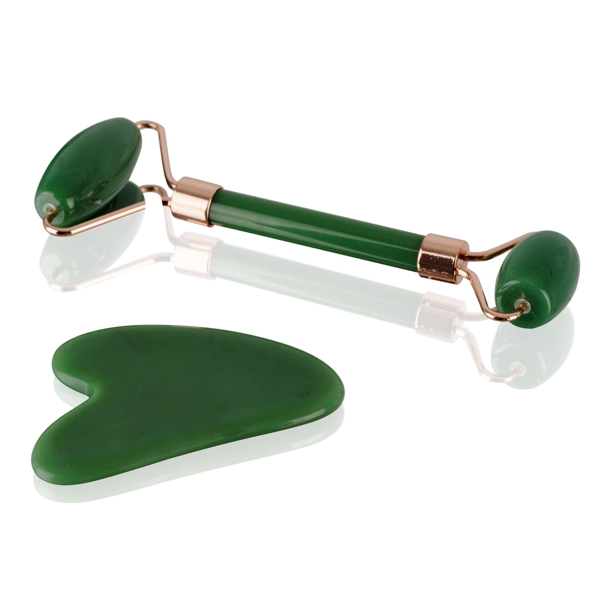 Gua Sha-Set med Ansiktsroller