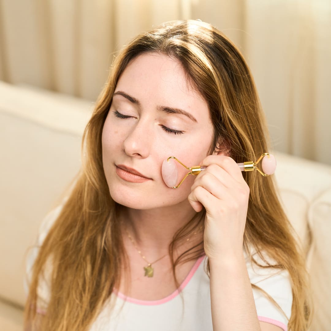 Gua Sha Set + Vitamin F-olja