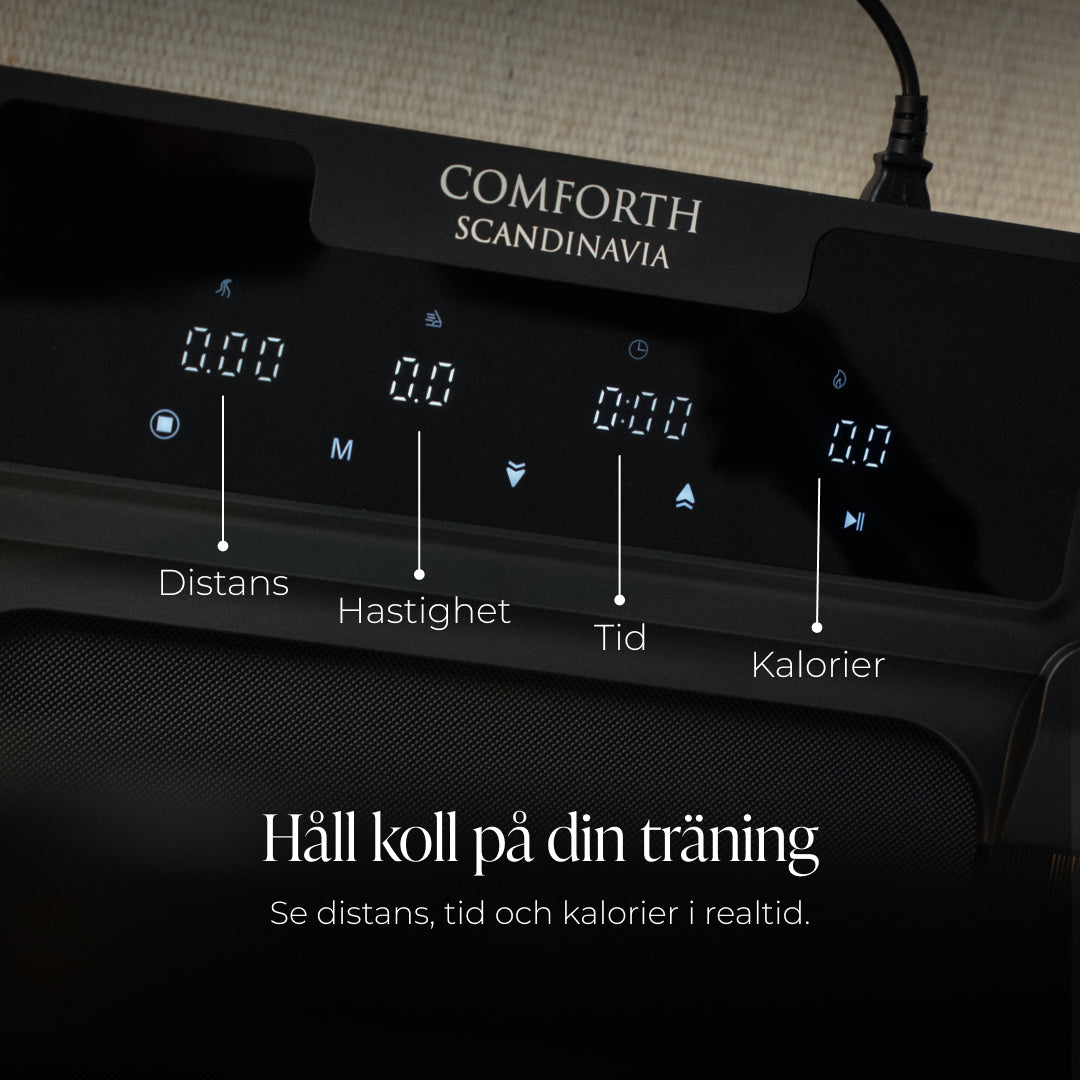 Comforth MotionPro – Hopfällbart gå- och löpband