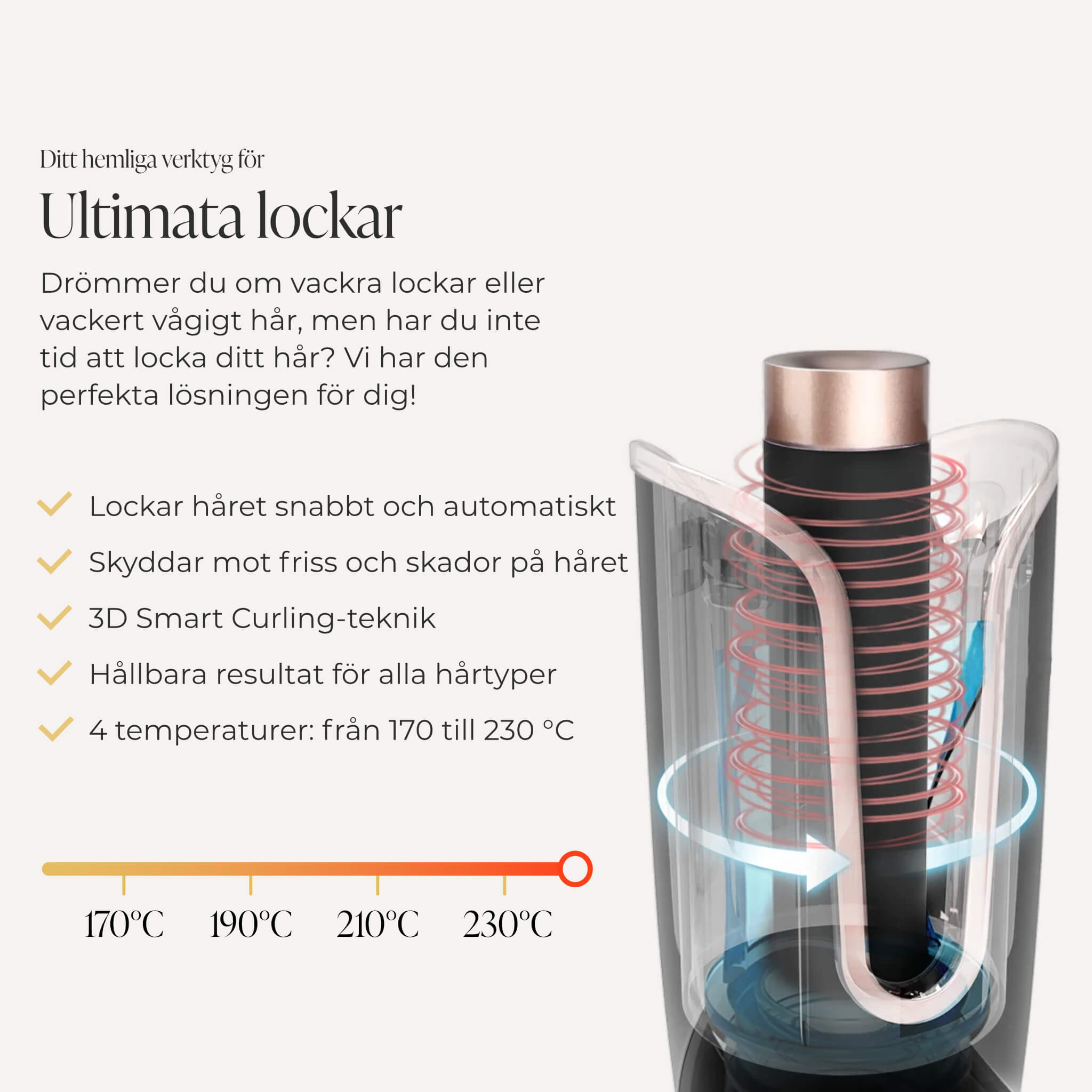 Comforth Curler - Automatisk Locktång