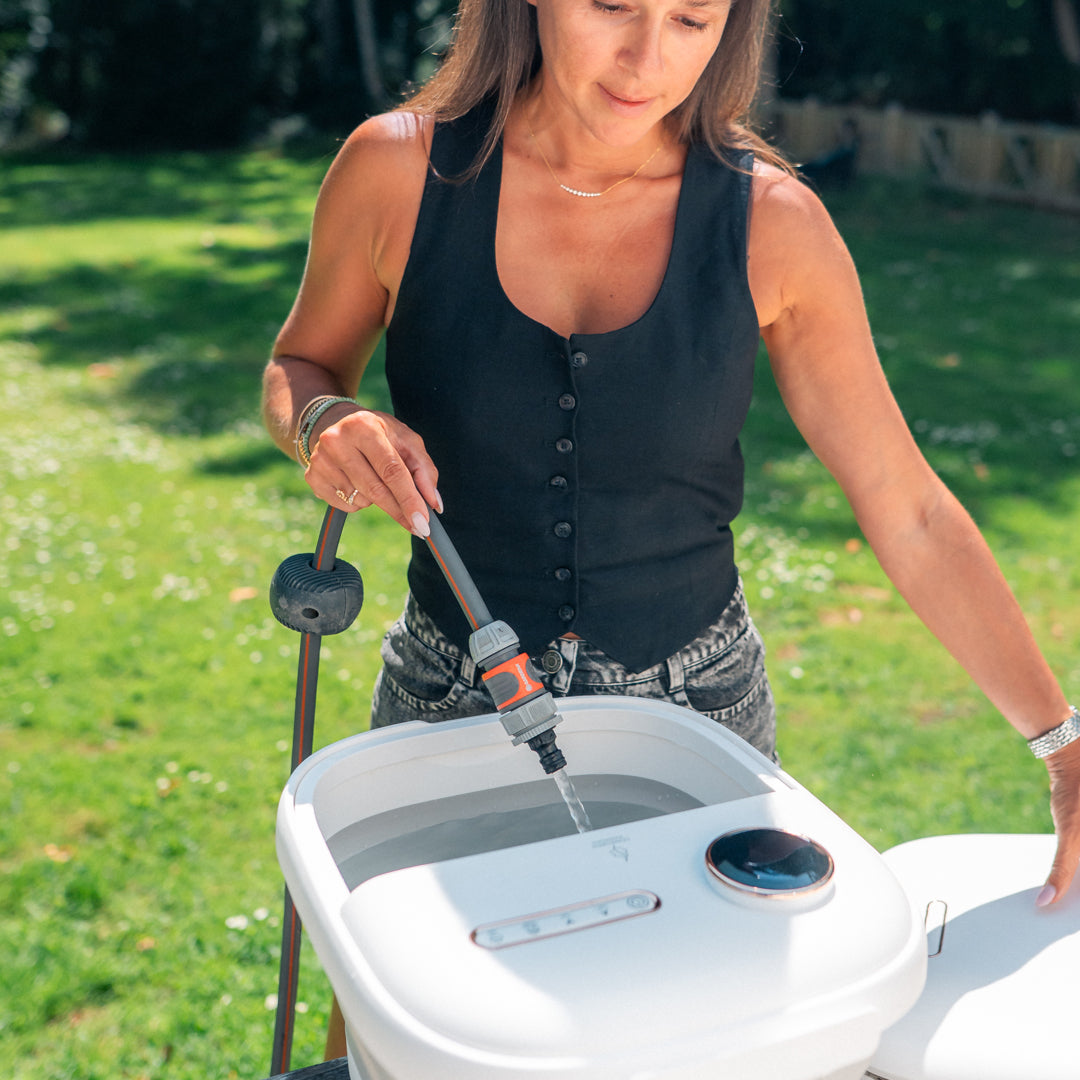 Comforth FootSpa Pro - Fotbad med rött ljus, värme & massage
